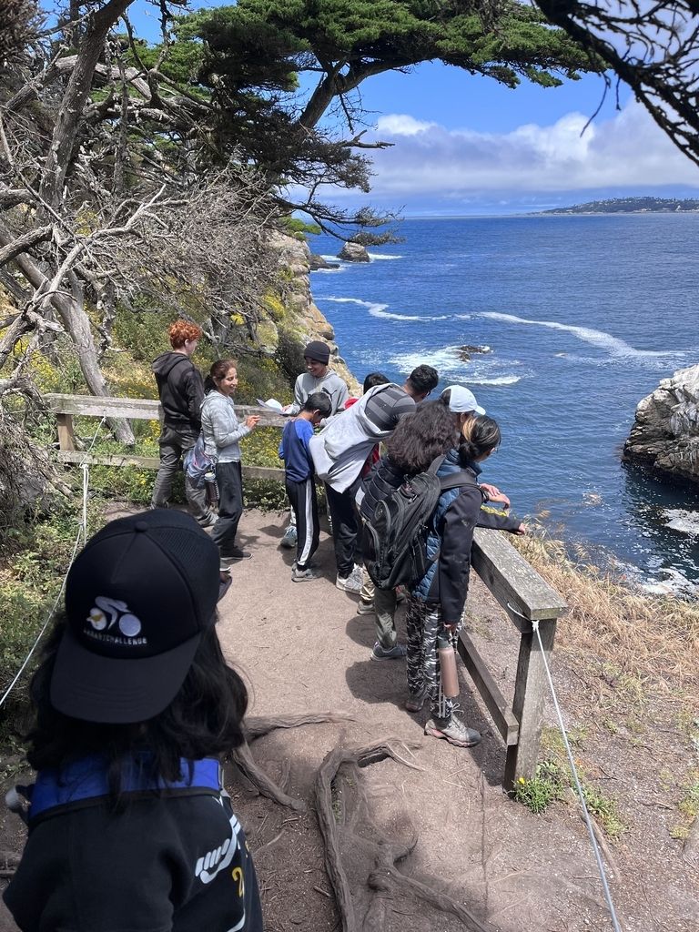 Walking the cliff path on the Monterey coast