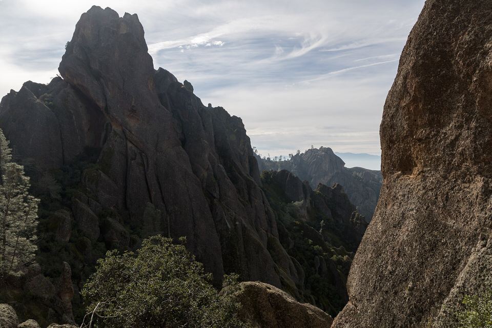 Rock spires along the High Peaks Trail, Pinnacles National Park